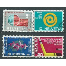 Suiza - Correo 1961 Yvert 673/6 usado