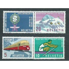 Suiza - Correo 1962 Yvert 689/92 * Mh