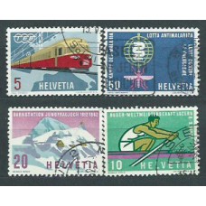 Suiza - Correo 1962 Yvert 689/92 usado