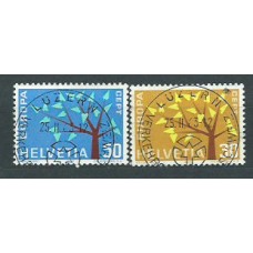 Suiza - Correo 1962 Yvert 698/9 usado Europa