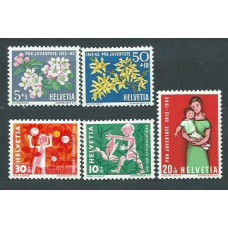 Suiza - Correo 1962 Yvert 700/4 * Mh Pro juventud