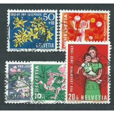 Suiza - Correo 1962 Yvert 700/4 usado Pro juventud