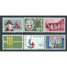 Suiza - Correo 1963 Yvert 705/10 ** Mnh