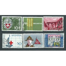 Suiza - Correo 1963 Yvert 705/10 usado