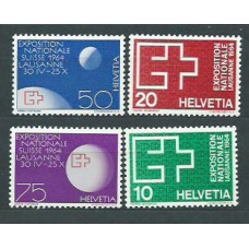 Suiza - Correo 1963 Yvert 717/20 ** Mnh