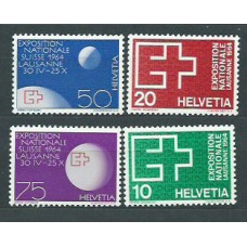 Suiza - Correo 1963 Yvert 717/20 ** Mnh