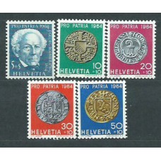 Suiza - Correo 1964 Yvert 730/4 ** Mnh Pro patria monedas