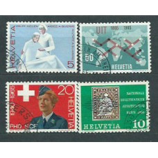 Suiza - Correo 1965 Yvert 743/6 usado
