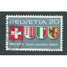 Suiza - Correo 1965 Yvert 752 usado Escudos