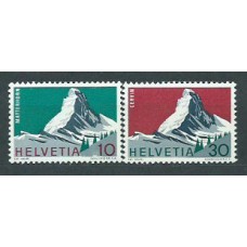 Suiza - Correo 1965 Yvert 753/4 ** Mnh Montañas