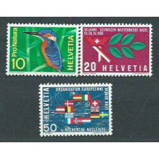 Suiza - Correo 1966 Yvert 766/8 ** Mnh