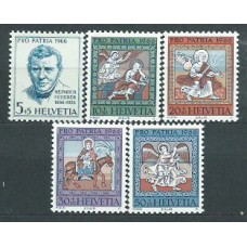 Suiza - Correo 1966 Yvert 769/73 ** Mnh Pro patria