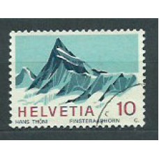 Suiza - Correo 1966 Yvert 775 usado Montaña