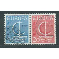 Suiza - Correo 1966 Yvert 776/7 usado Europa