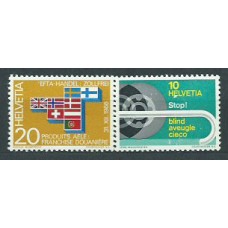 Suiza - Correo 1966 Yvert 784/5 ** Mnh