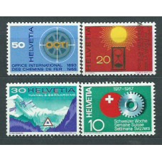 Suiza - Correo 1967 Yvert 791/4 ** Mnh