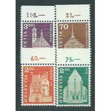 Suiza - Correo 1967 Yvert 795/8 ** Mnh Arquitectura