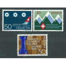 Suiza - Correo 1968 Yvert 803/5 **  Mnh