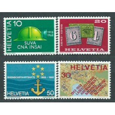 Suiza - Correo 1968 Yvert 811/4 ** Mnh