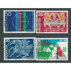 Suiza - Correo 1969 Yvert 828/31 usado