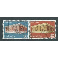 Suiza - Correo 1969 Yvert 832/3 usado Europa