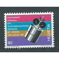 Suiza - Correo 1971 Yvert 877 ** Mnh Astro