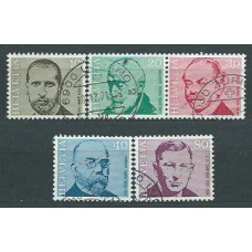 Suiza - Correo 1971 Yvert 886/90 usado Personalidades medicina