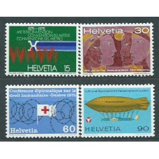 Suiza - Correo 1975 Yvert 976/9 ** Mnh