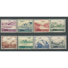 Suiza - Aereo Yvert 27/34 ** Mnh