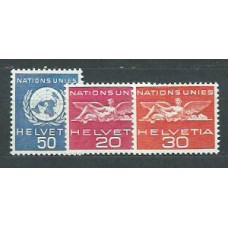 Suiza - Servicio  Yvert 405/7 ** Mnh ONU