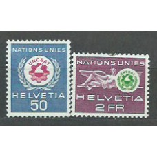 Suiza - Servicio Yvert 434/5 ** Mnh