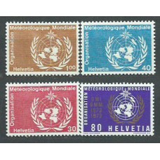 Suiza - Servicio Yvert 437/40 ** Mnh Meteorología