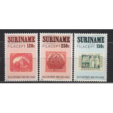 Surinam - Correo 1988 Yvert 1138/40 ** Mnh Exposición Filatelica