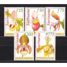 Surinam - Correo 1997 Yvert 1439/43 ** Mnh Flores. Orquideas