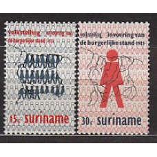 Surinam - Correo 1971 Yvert 543/4 ** Mnh