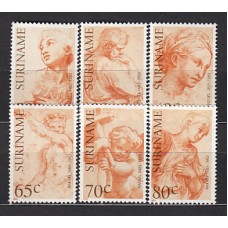 Surinam - Correo 1983 Yvert 895/900 ** Mnh Pinturas