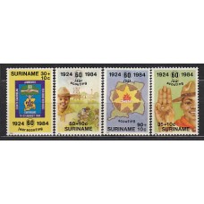 Surinam - Correo 1984 Yvert 963/6 ** Mnh Scouts