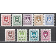 Kiribati - Tasas Yvert 1/9 ** Mnh