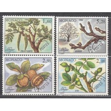 Monaco - Preobliterados Yvert 110/3 ** Mnh Flores