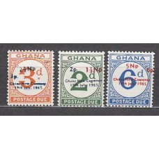 Ghana - Taxa Yvert 16/18 ** Mnh