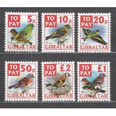 Gibraltar - Tasa Yvert 26/31 ** Mnh Fauna aves