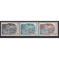 Monaco - Preobliterados Yvert 27/9 ** Mnh