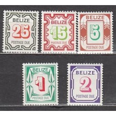 Belize - Tasa Yvert 5/9 ** Mnh