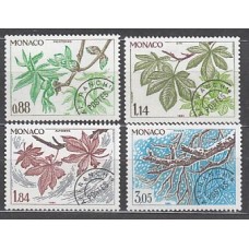 Monaco - Preobliterados Yvert 66/9 ** Mnh Flores