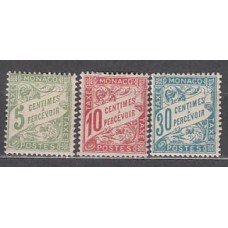 Monaco - Tasa Yvert 2/3-6 ** Mnh