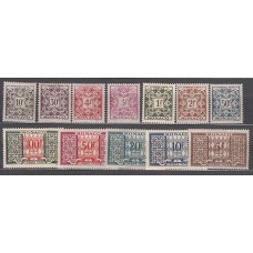 Monaco - Tasa Yvert 29/39 * Mh
