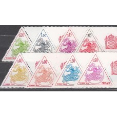 Monaco - Tasa Yvert 63/70 ** Mnh