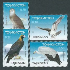 Tadjikistan - Correo Yvert 136A/D ** Mnh Fauna aves