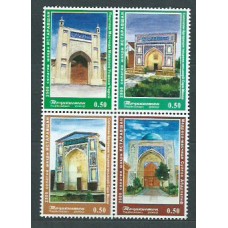 Tadjikistan - Correo Yvert 155/8 ** Mnh Ciudad de Istravshan