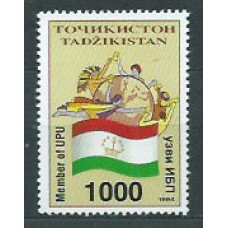 Tadjikistan - Correo Yvert 62 ** Mnh Banderas